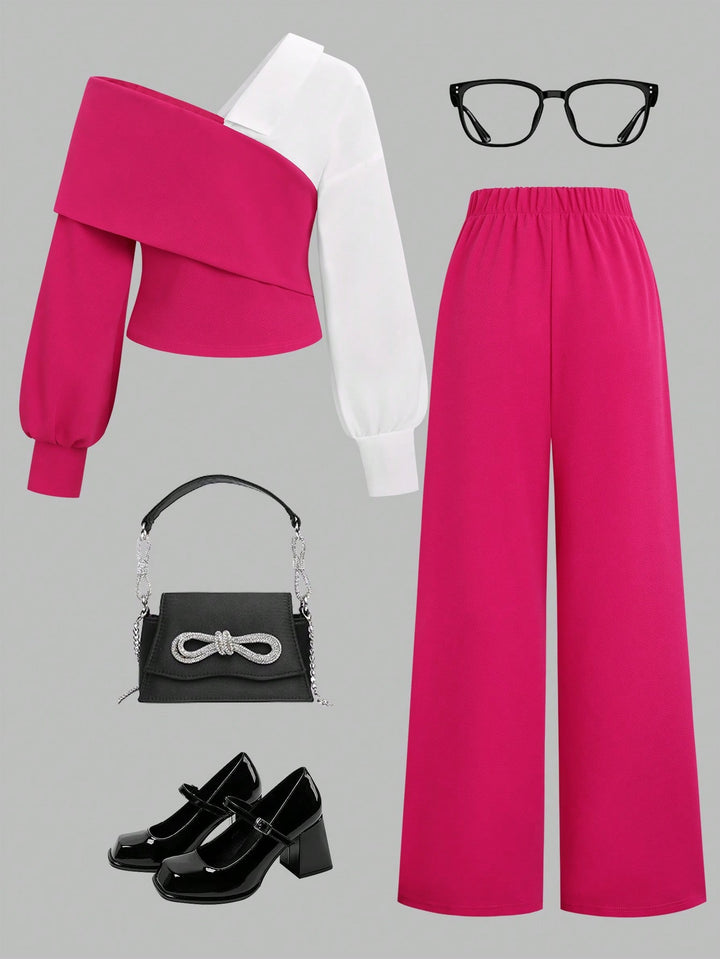 Set haine casual SHEIN, roz