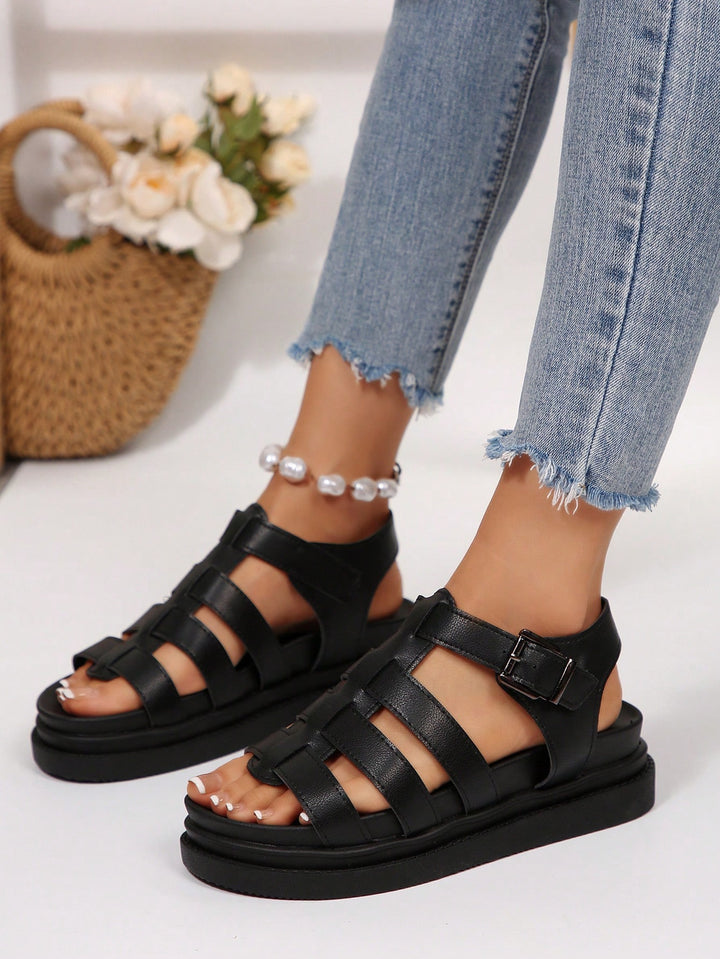 Sandale SHEIN, negru