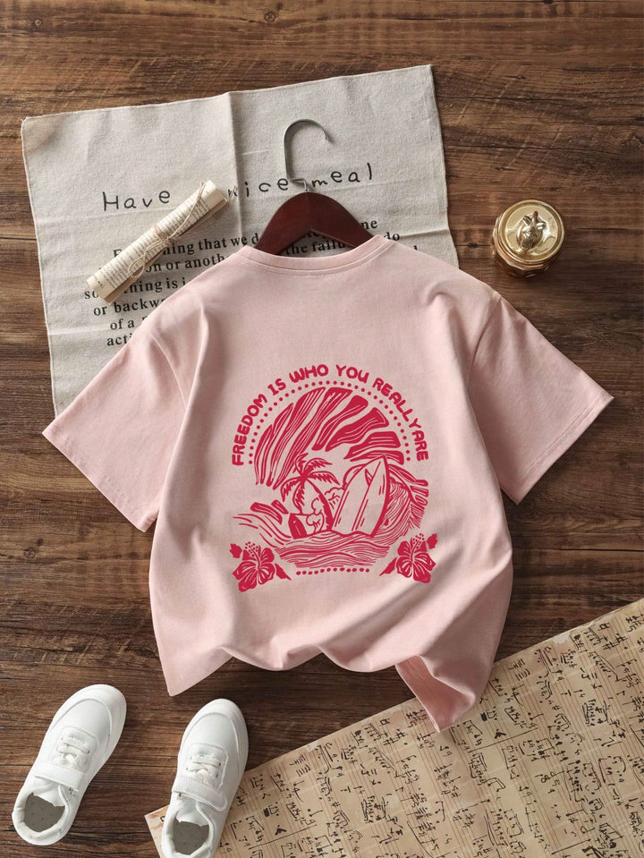 Tricou SHEIN, roz