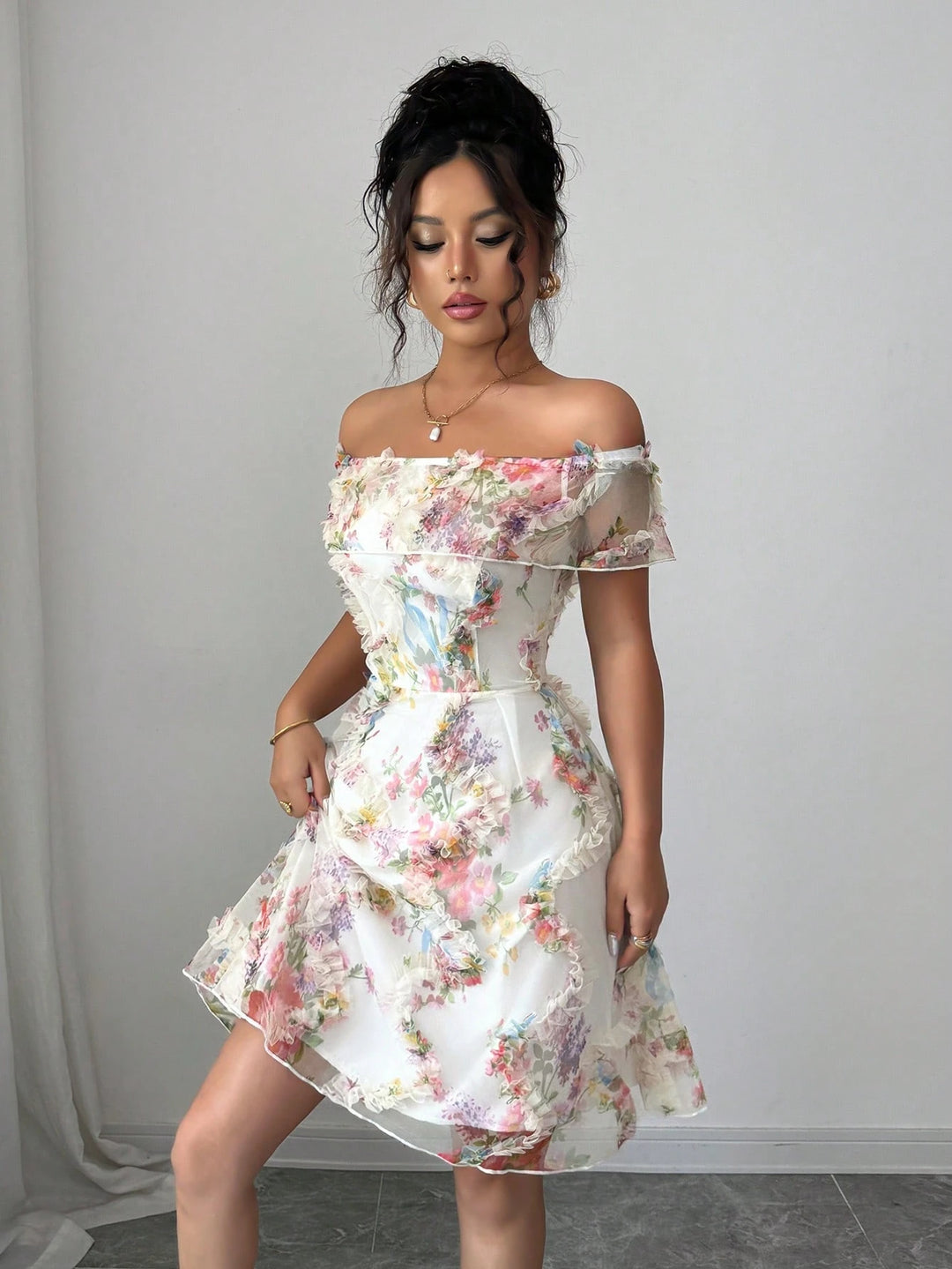 Rochie mini SHEIN, mix culori