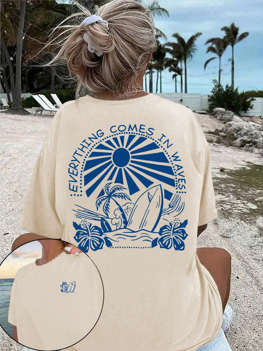 Tricou SHEIN, portocaliu