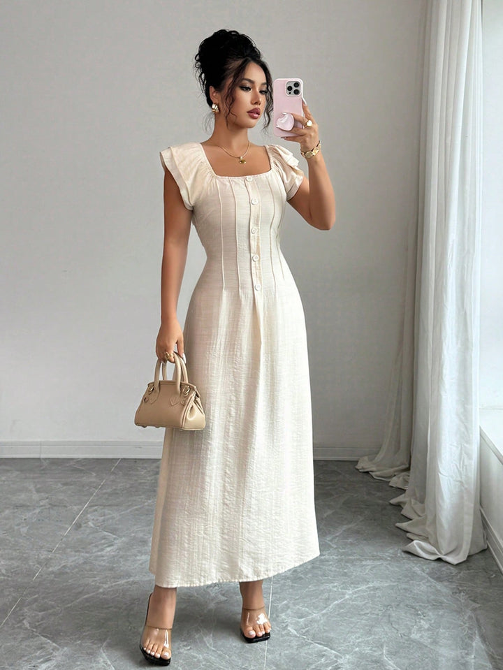 Rochie maxi SHEIN, portocaliu
