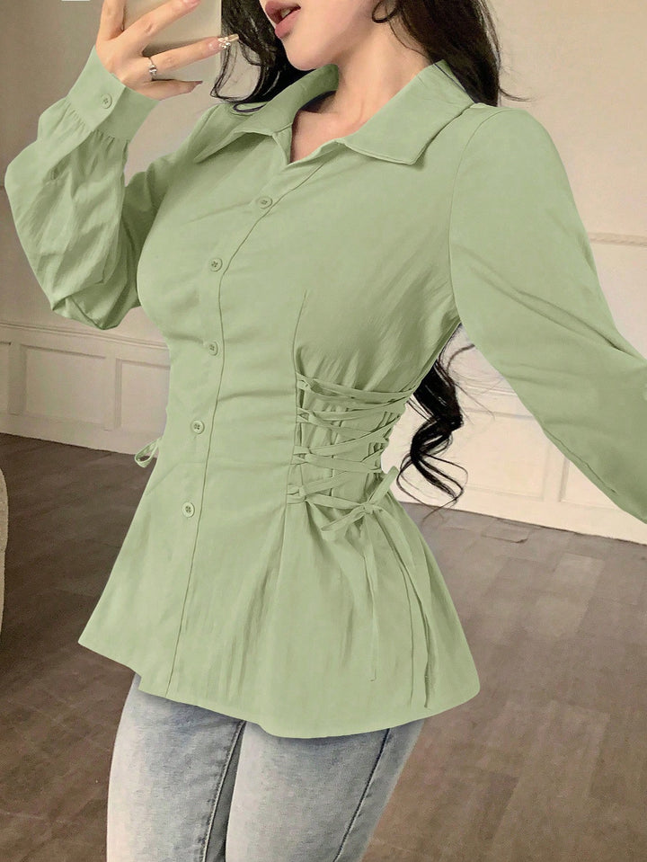 Cămașă Shein, verde