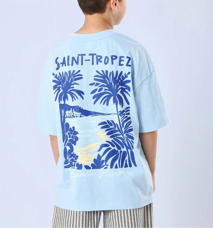 Tricou Shein, albastru