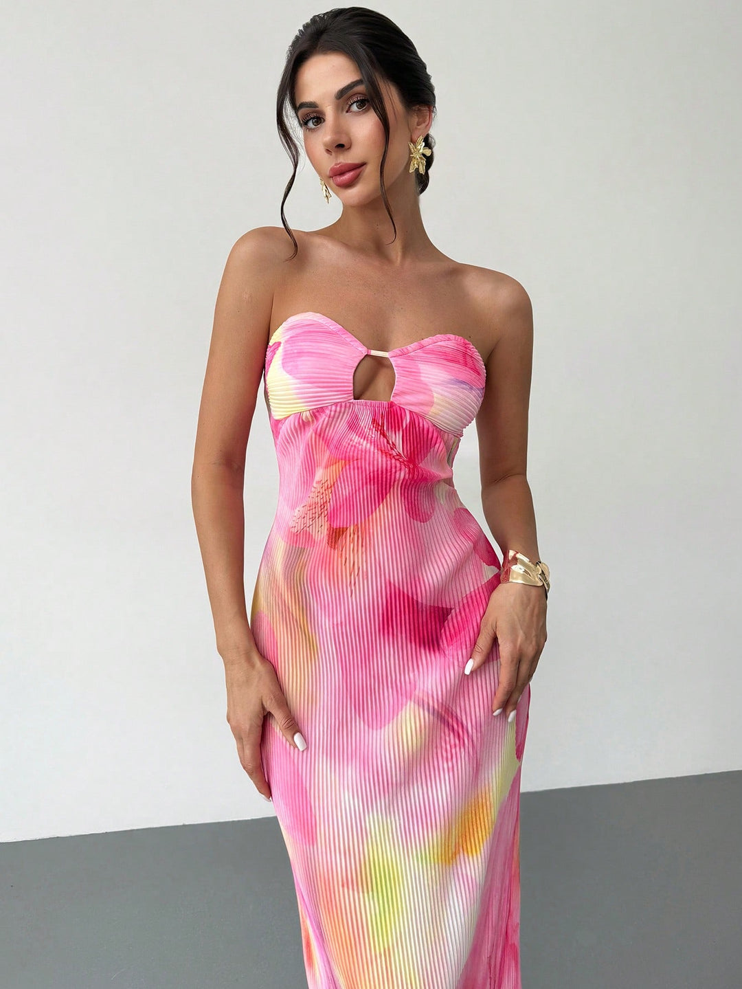 Rochie maxi SHEIN, roz