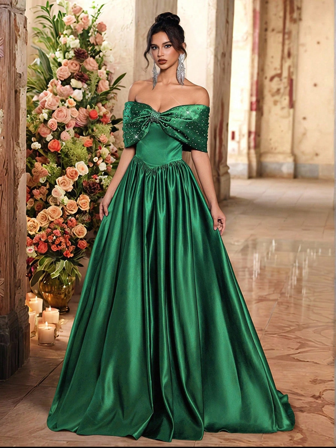 Rochie SHEIN, verde