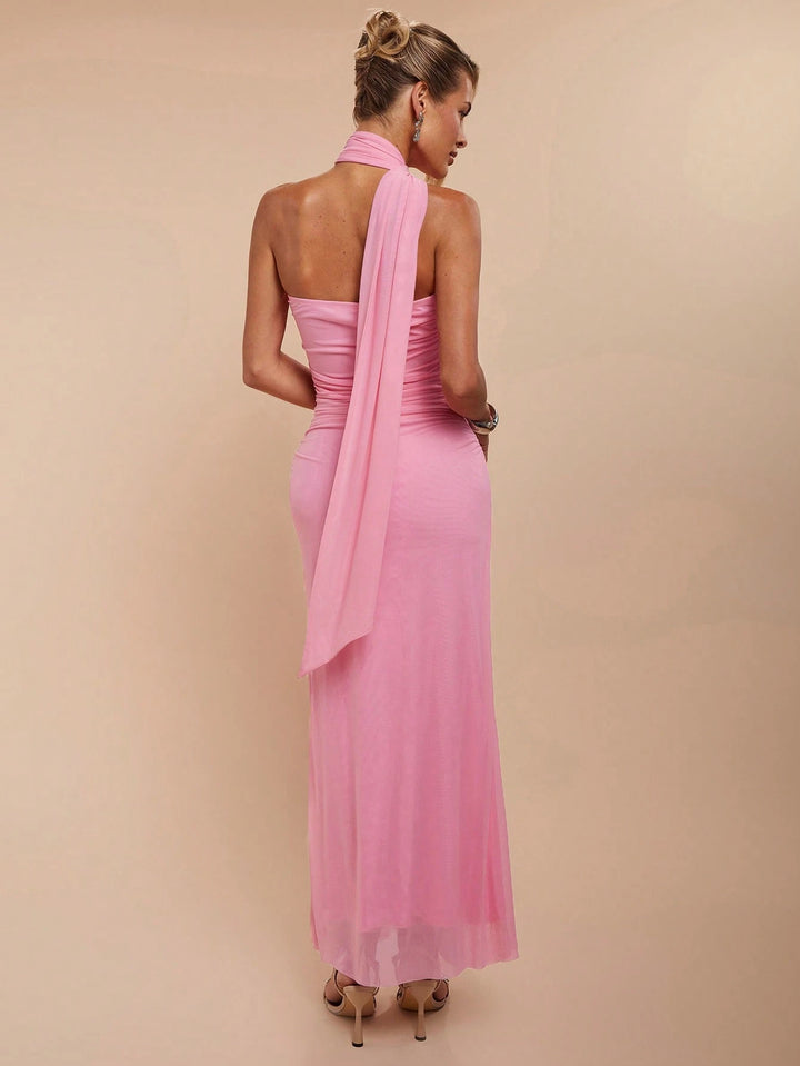 Rochie maxi SHEIN, roz
