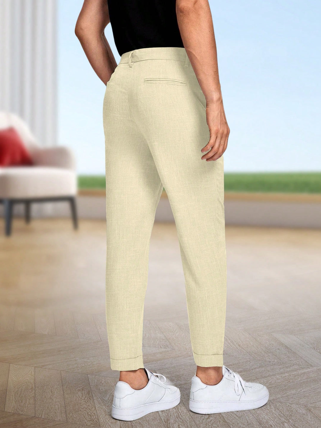 Pantaloni SHEIN, portocaliu
