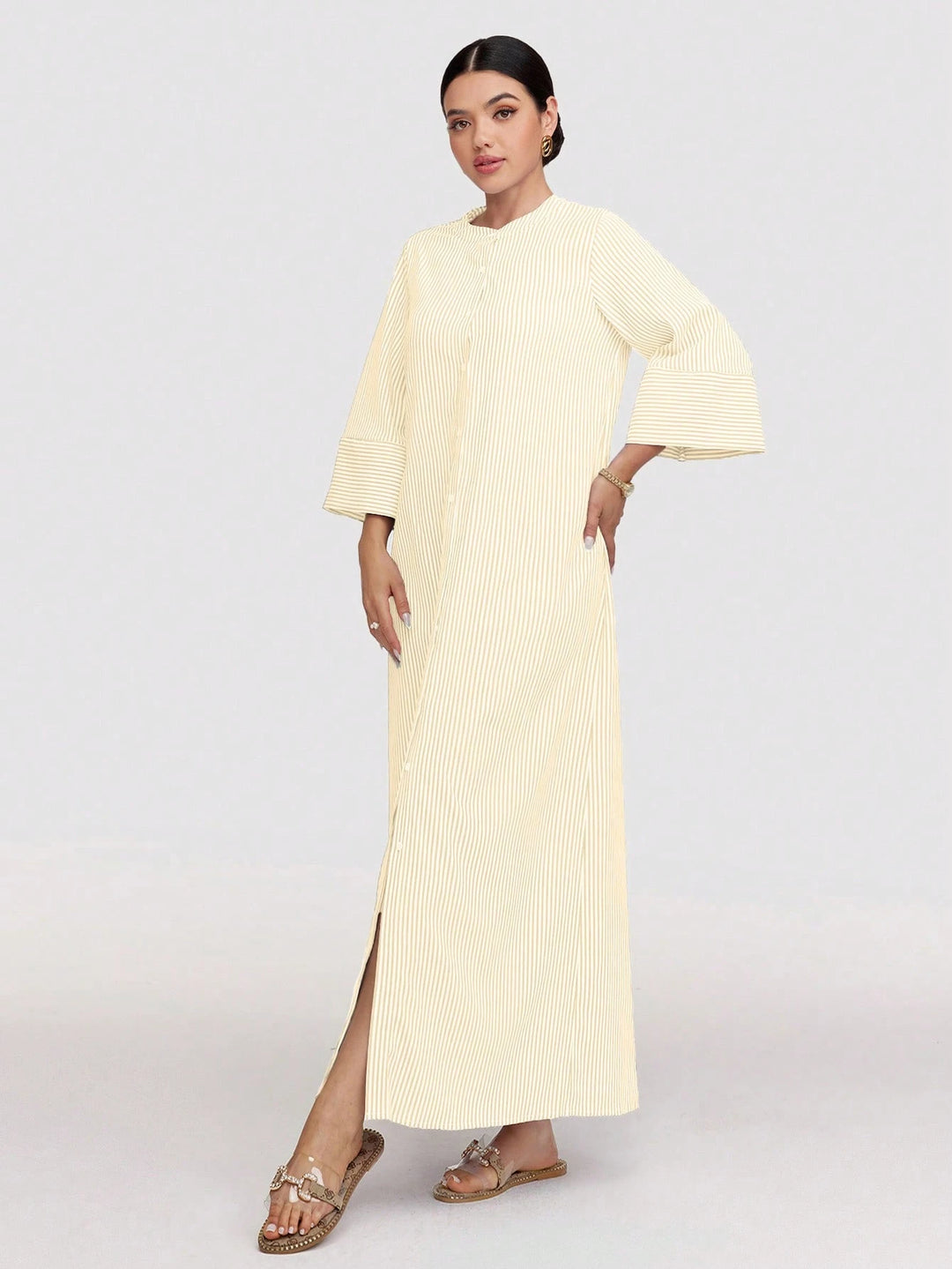 Rochie maxi SHEIN, galben