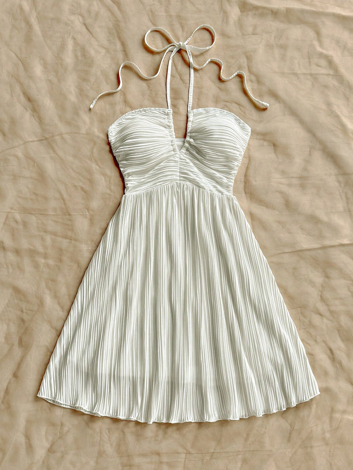 Rochie mini SHEIN, alb