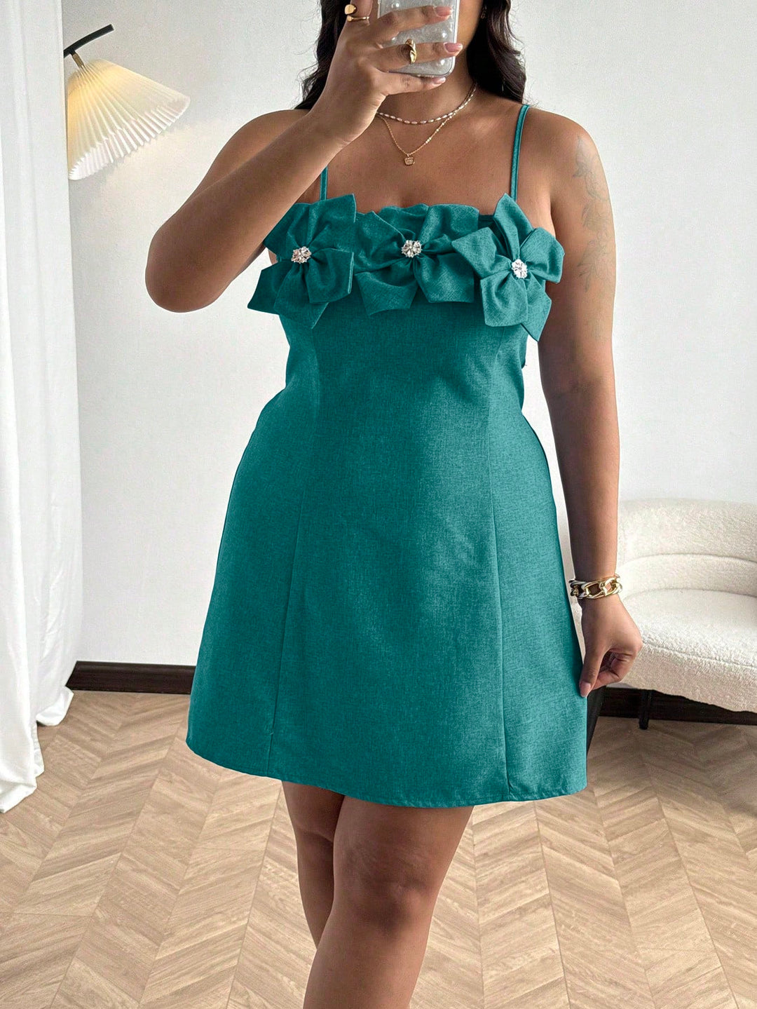 Rochie SHEIN, verde