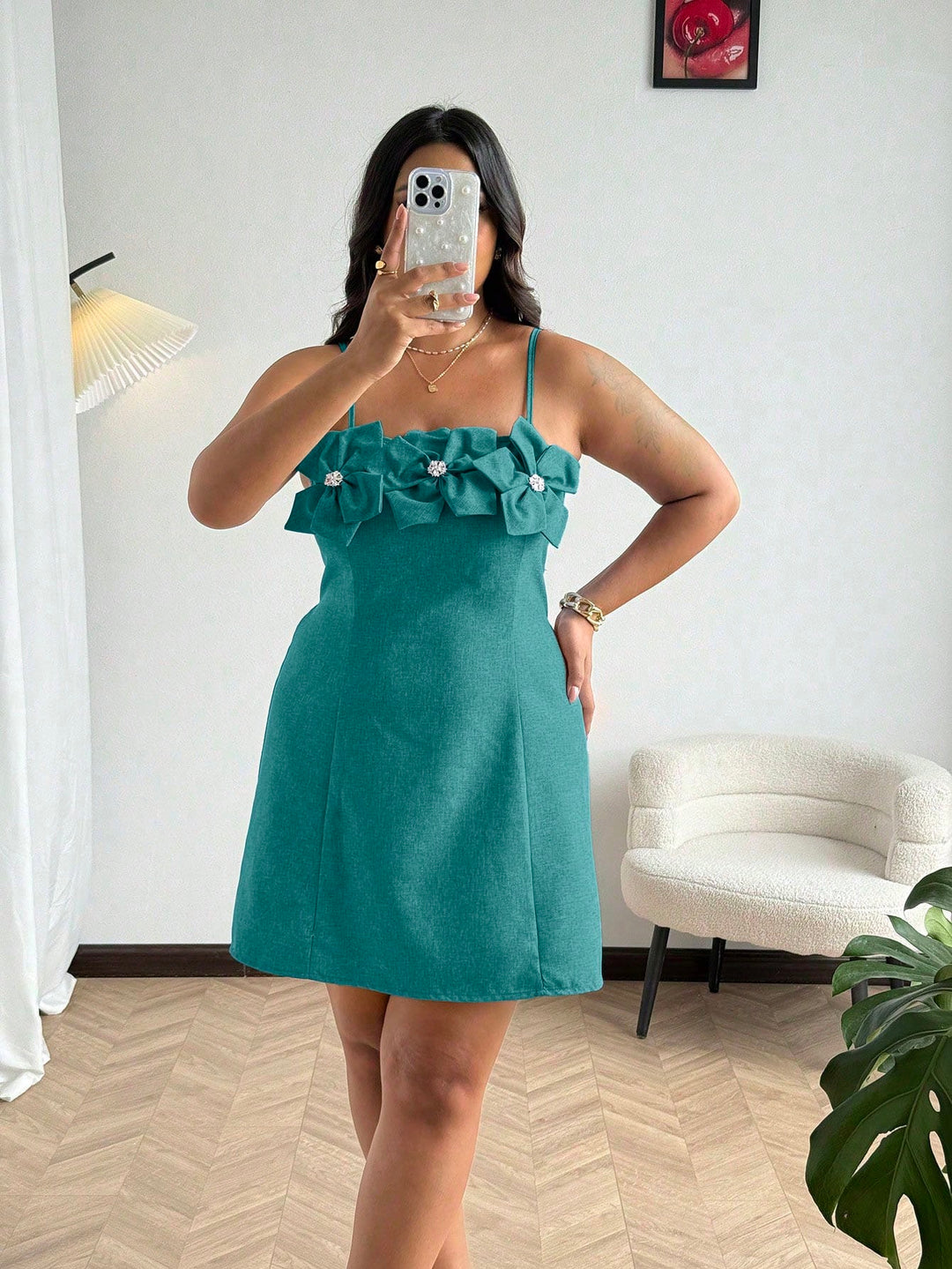 Rochie SHEIN, verde