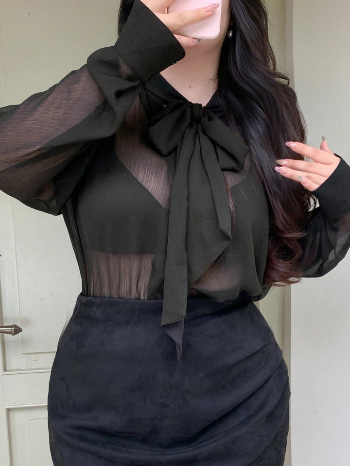 Cămașă SHEIN, negru