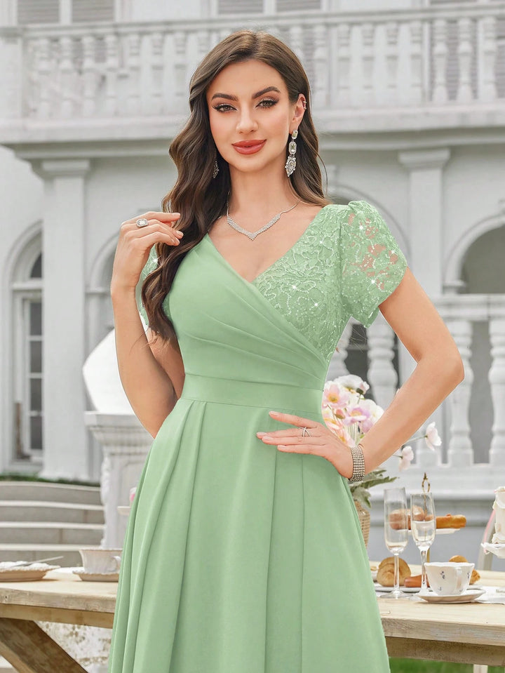Rochie de ocazie SHEIN, verde