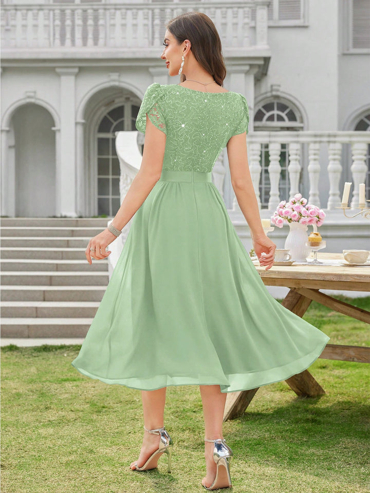 Rochie de ocazie SHEIN, verde