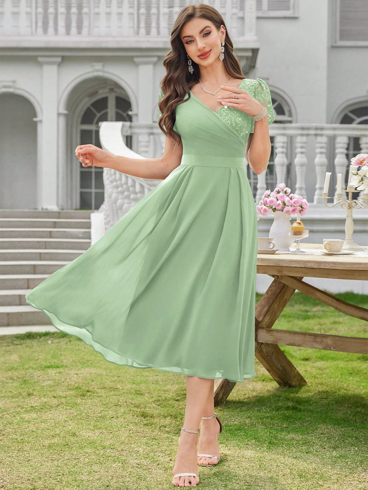 Rochie de ocazie SHEIN, verde