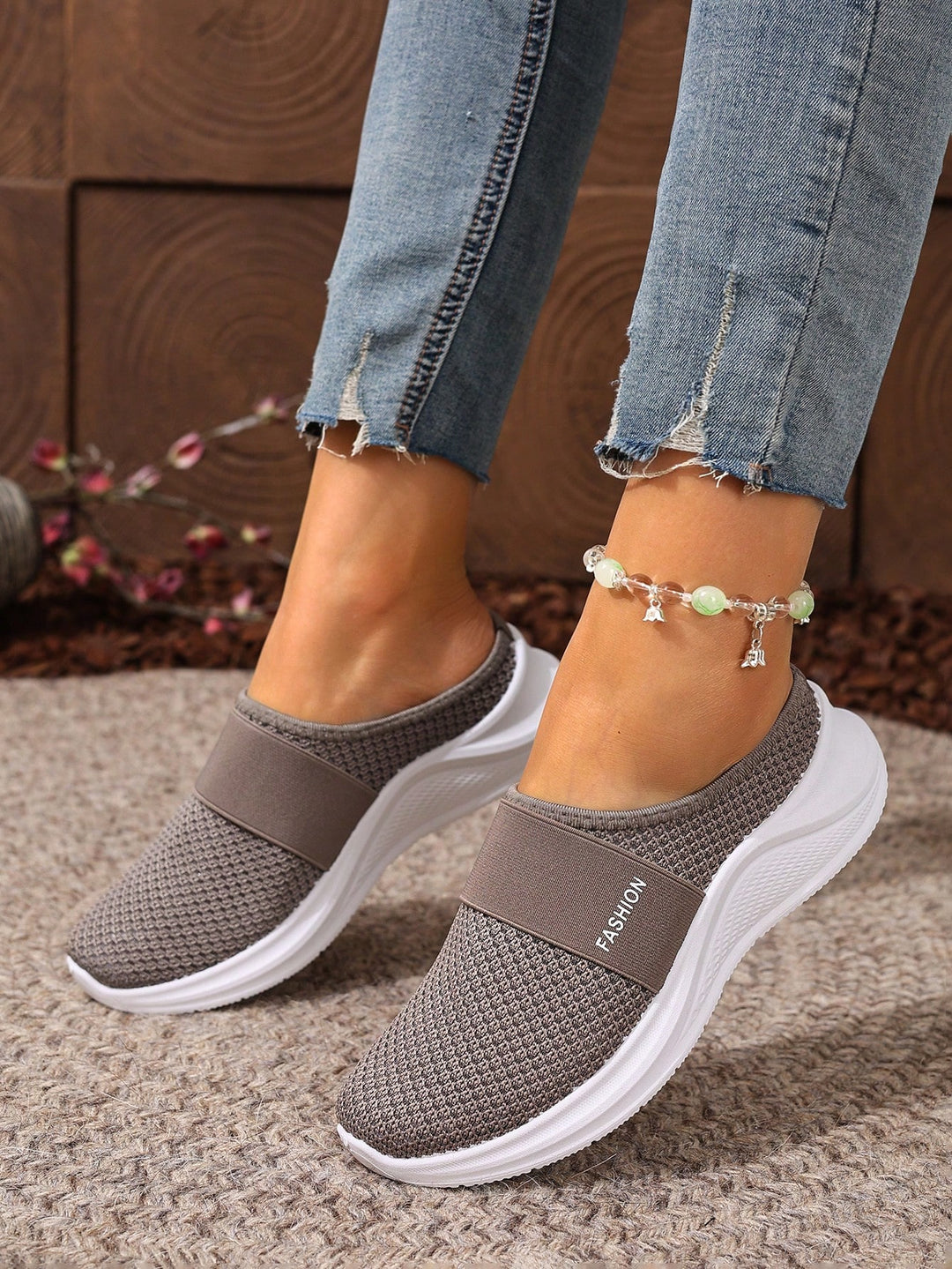 Pantofi sport SHEIN, maro