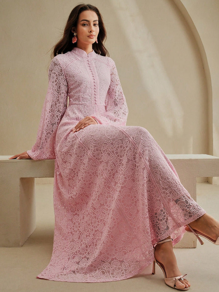 Rochie maxi SHEIN, roz
