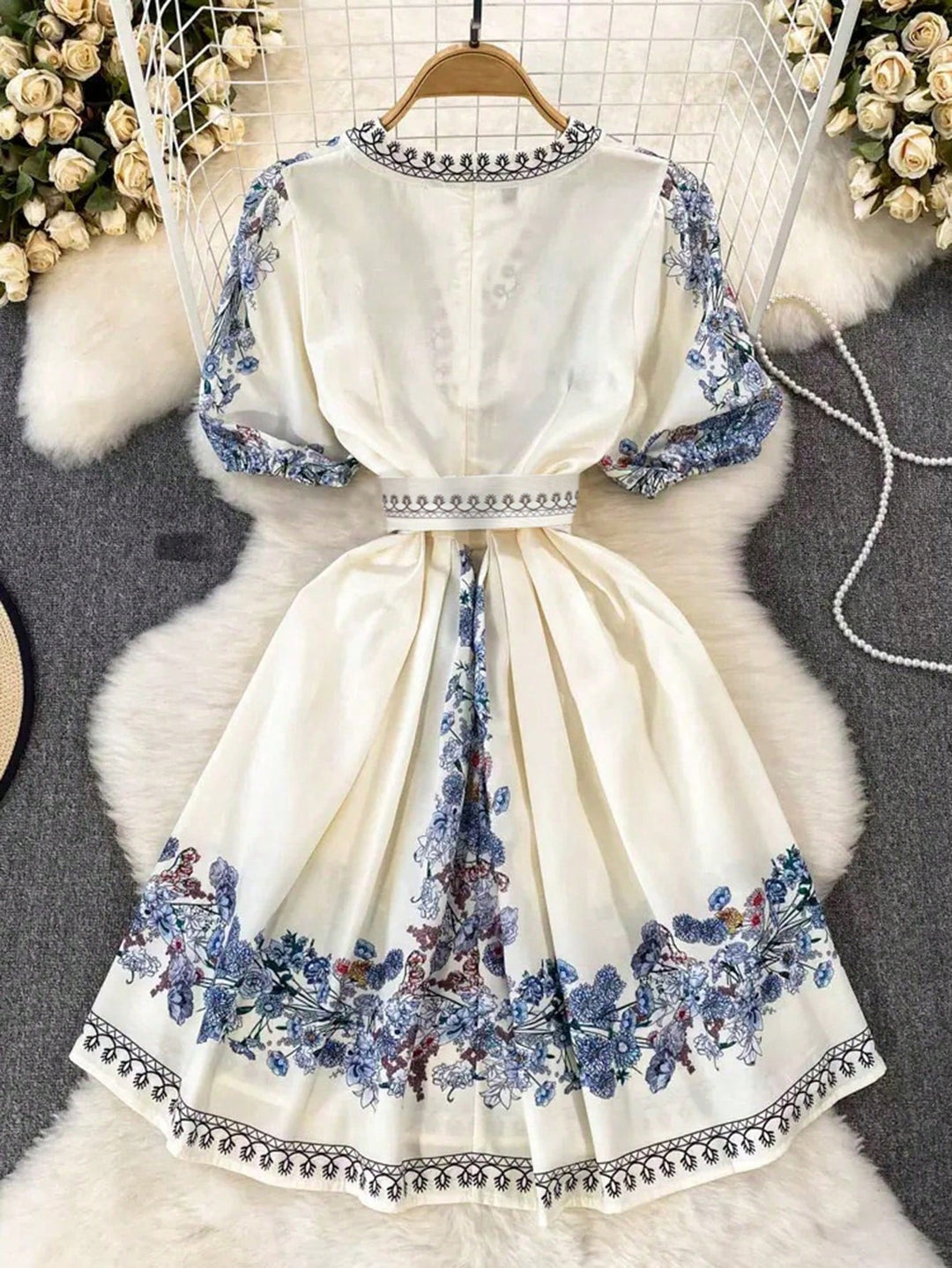Rochie scurtă SHEIN, albastru