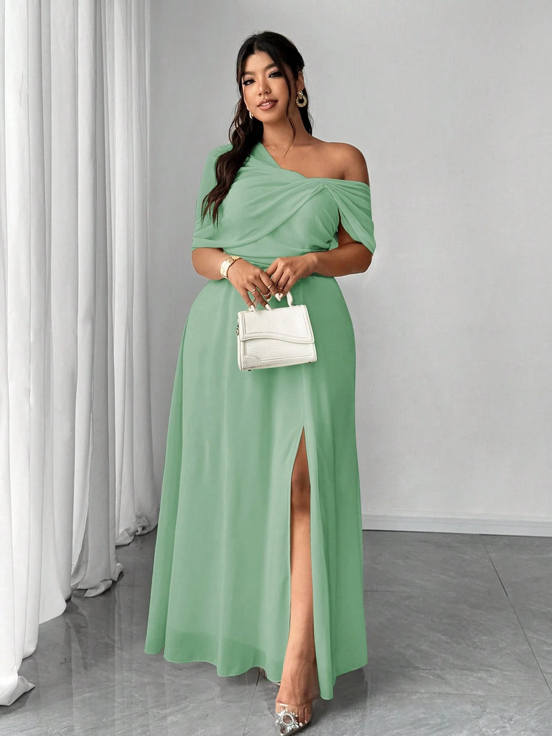 Rochie de ocazie SHEIN, verde