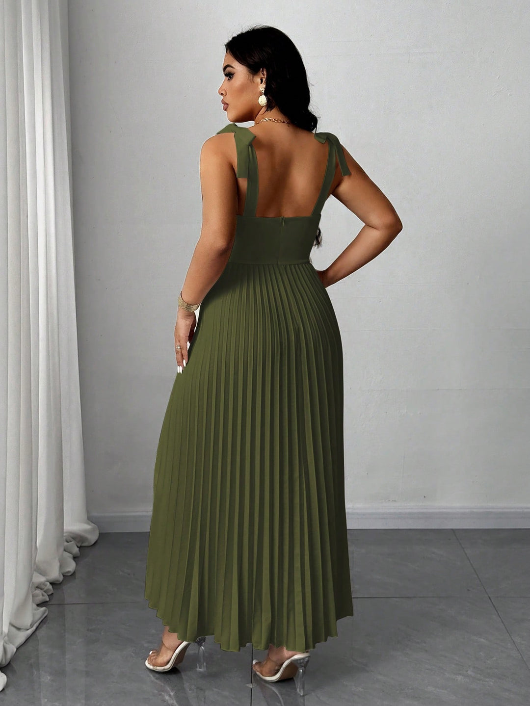 Rochie SHEIN, kaki