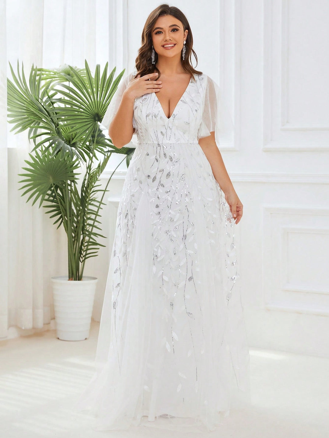 Rochie de mireasă SHEIN, alb