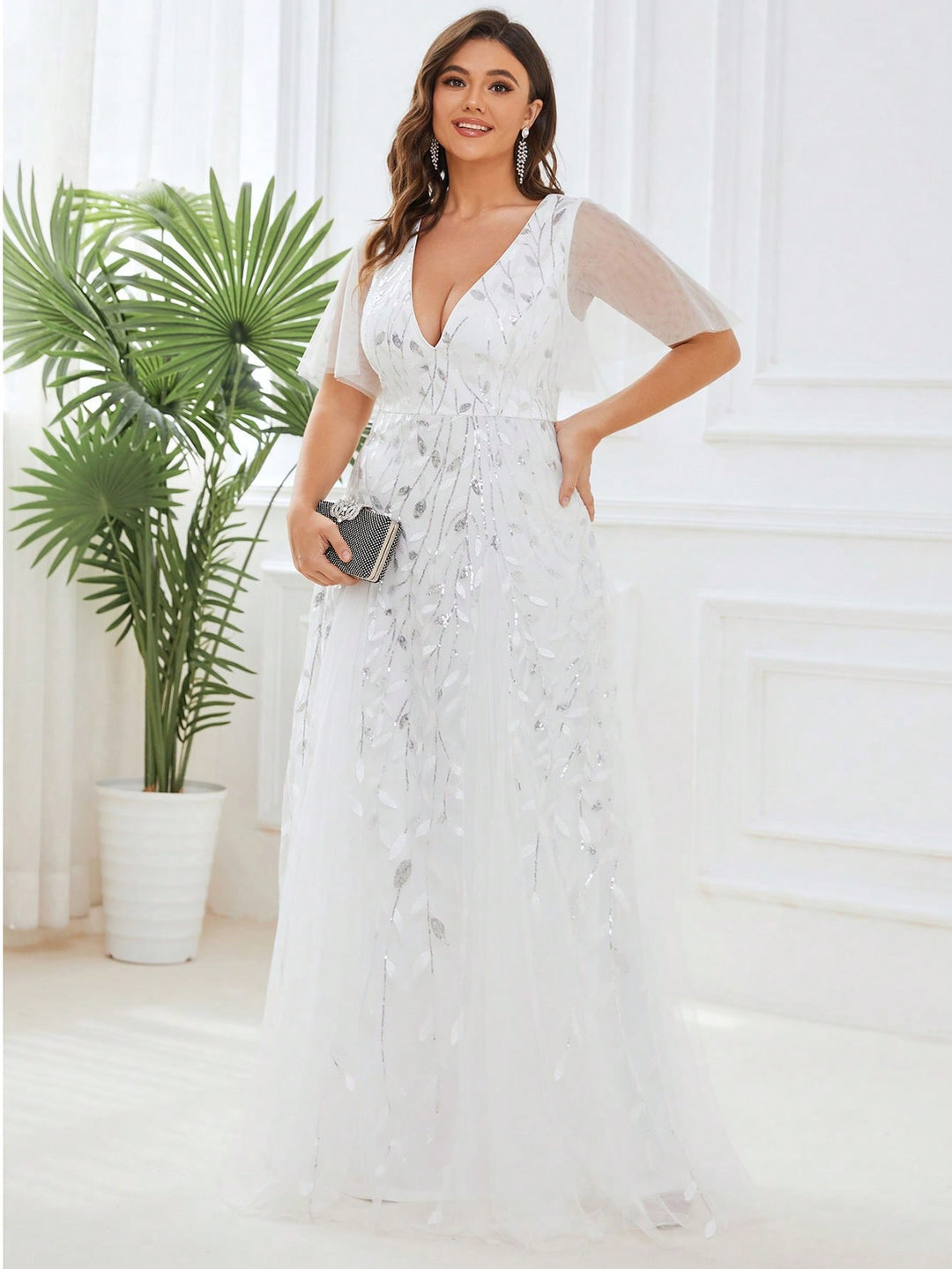 Rochie de mireasă SHEIN, alb