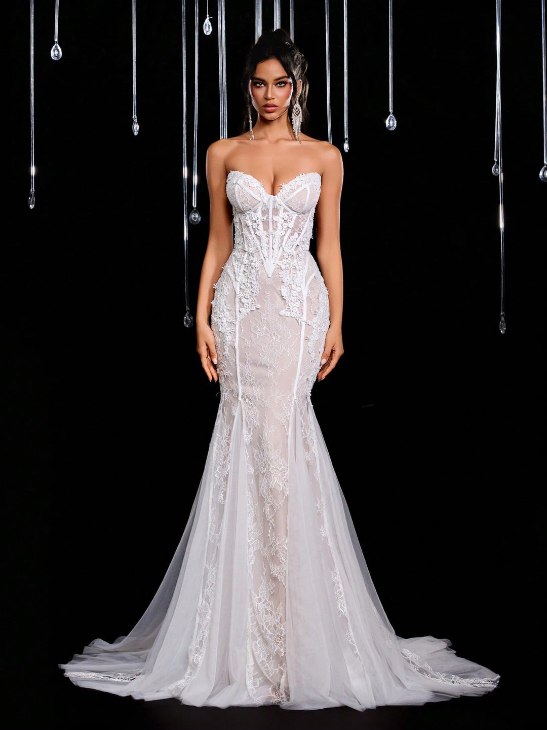 Rochie de mireasă SHEIN, bej
