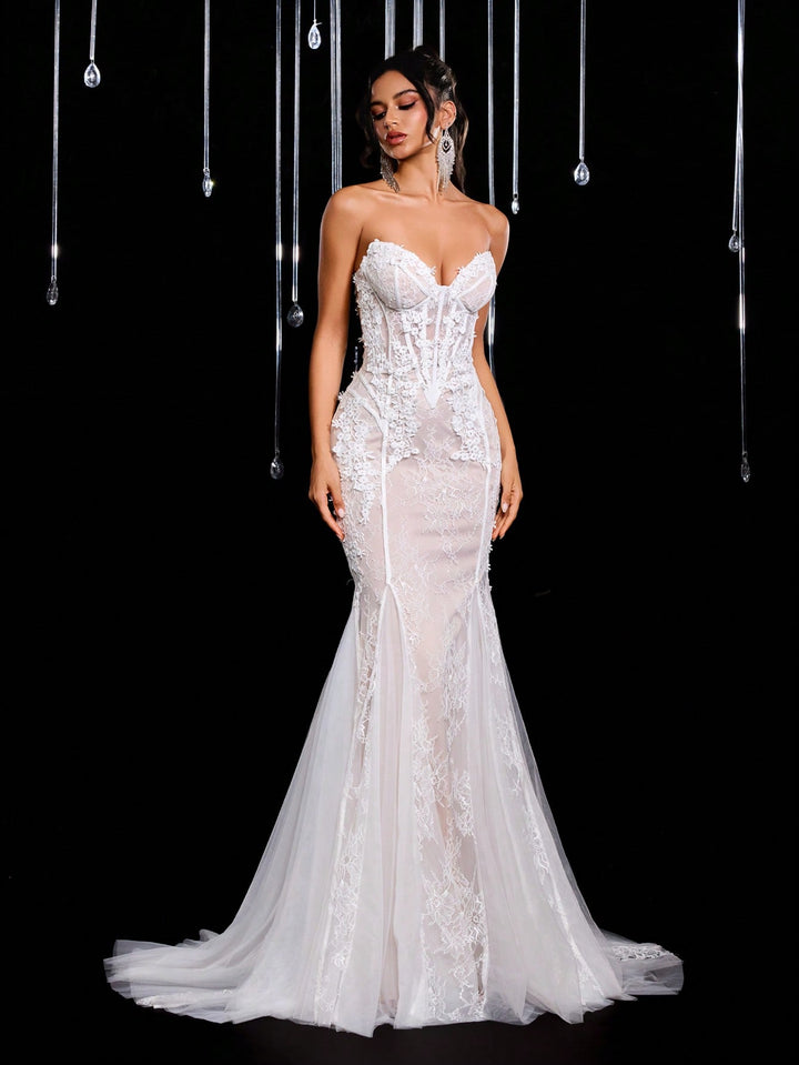 Rochie de mireasă SHEIN, bej
