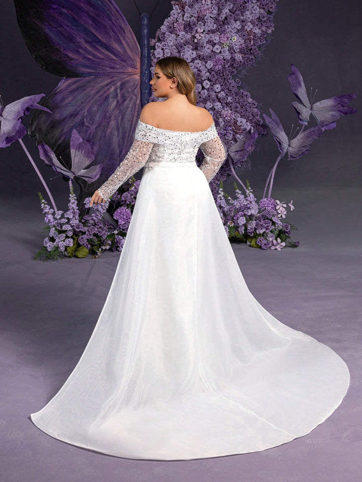Rochie de mireasă SHEIN, alb