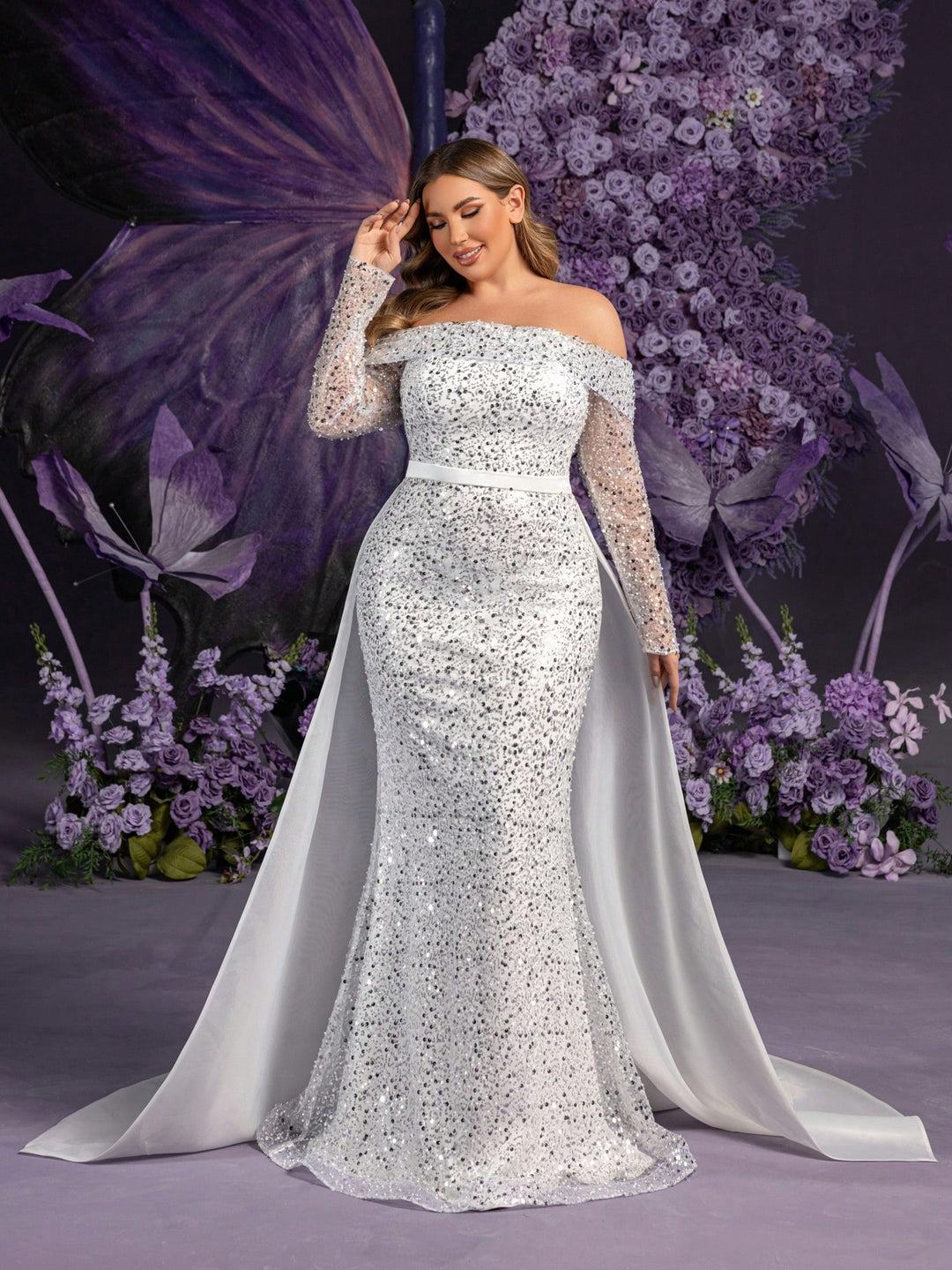 Rochie de mireasă SHEIN, alb