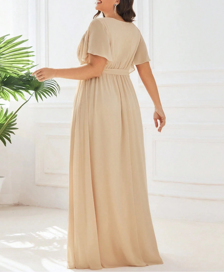 SHEIN maxi ruha, bézs
