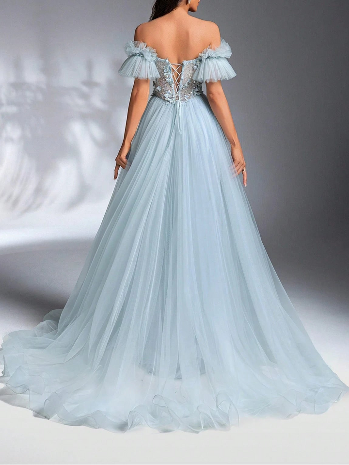 SHEIN maxi ruha, kék