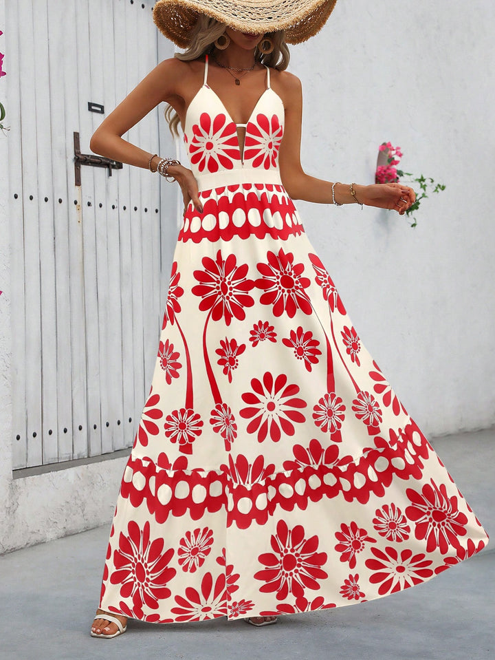 Rochie maxi SHEIN, roșu
