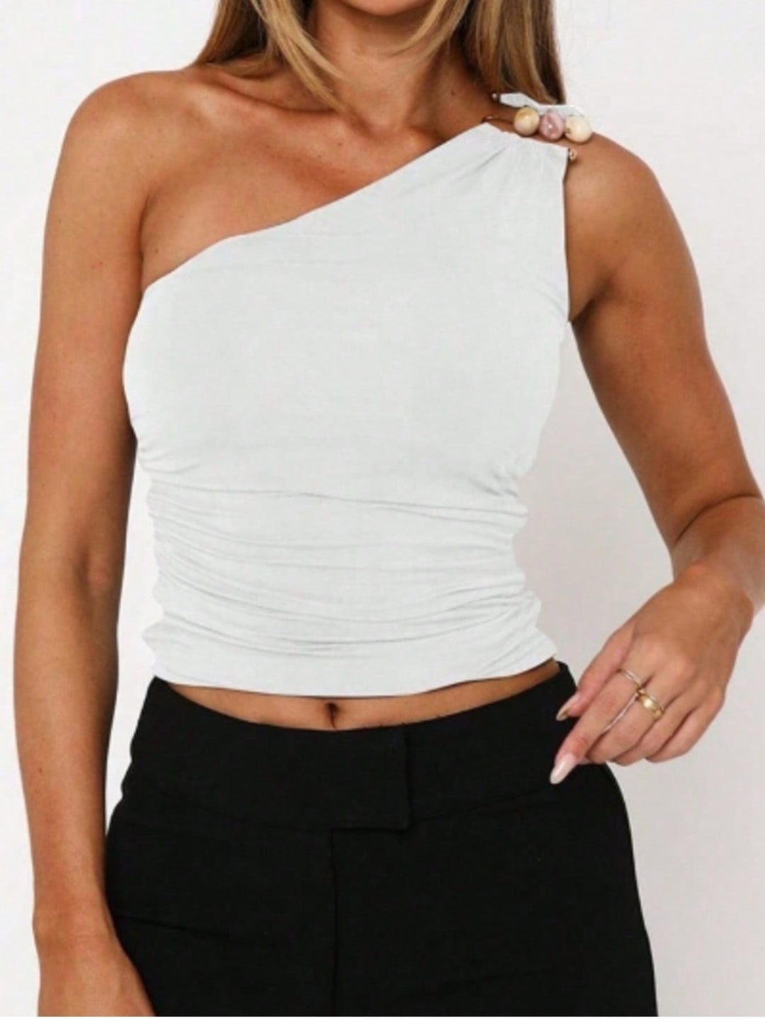 Top SHEIN, alb