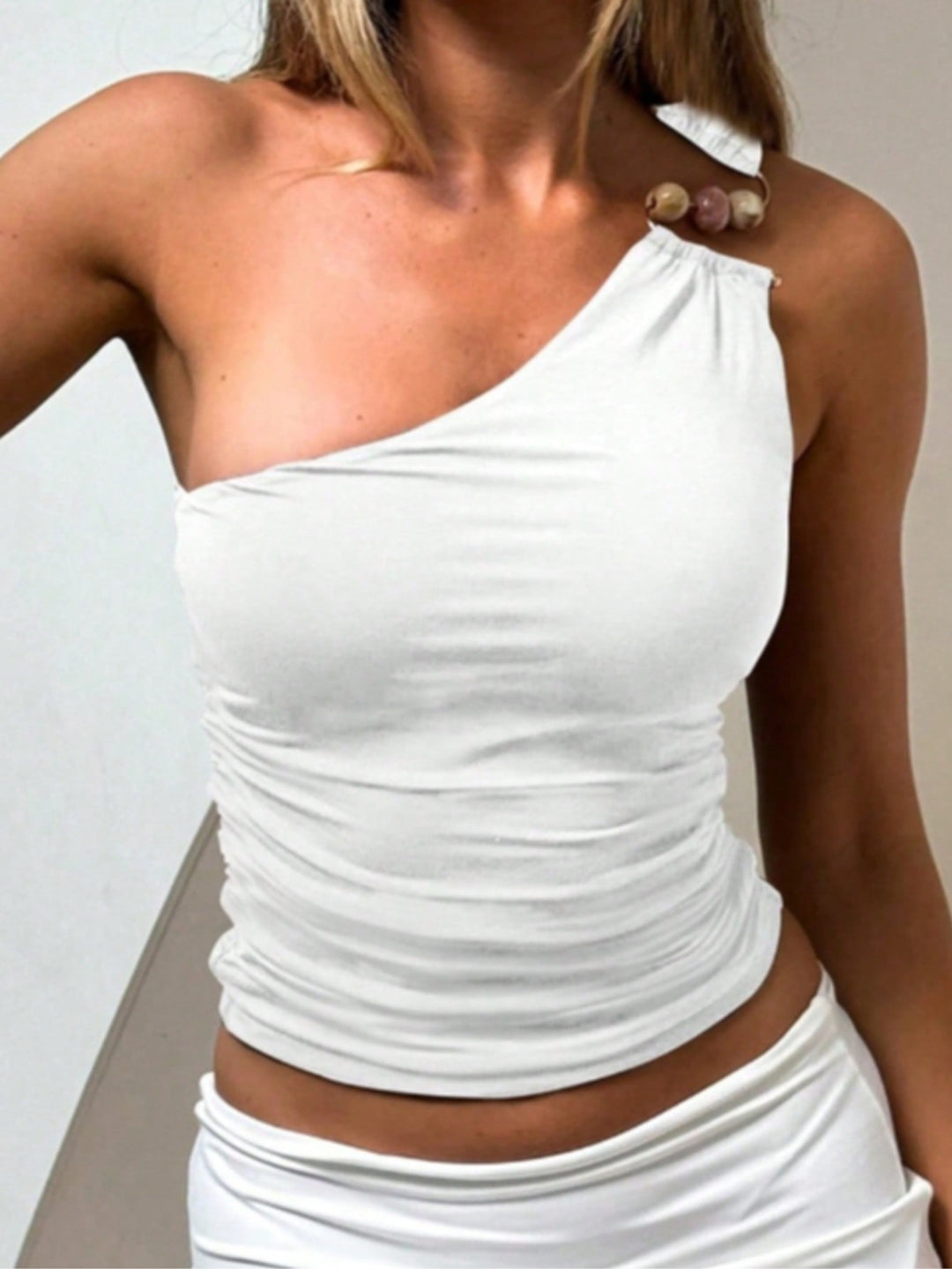 Top SHEIN, alb