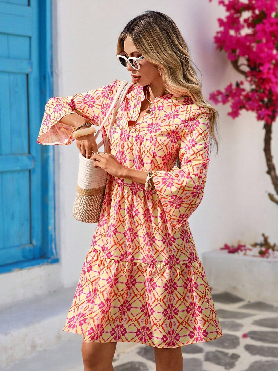 Rochie mini SHEIN, mix culori