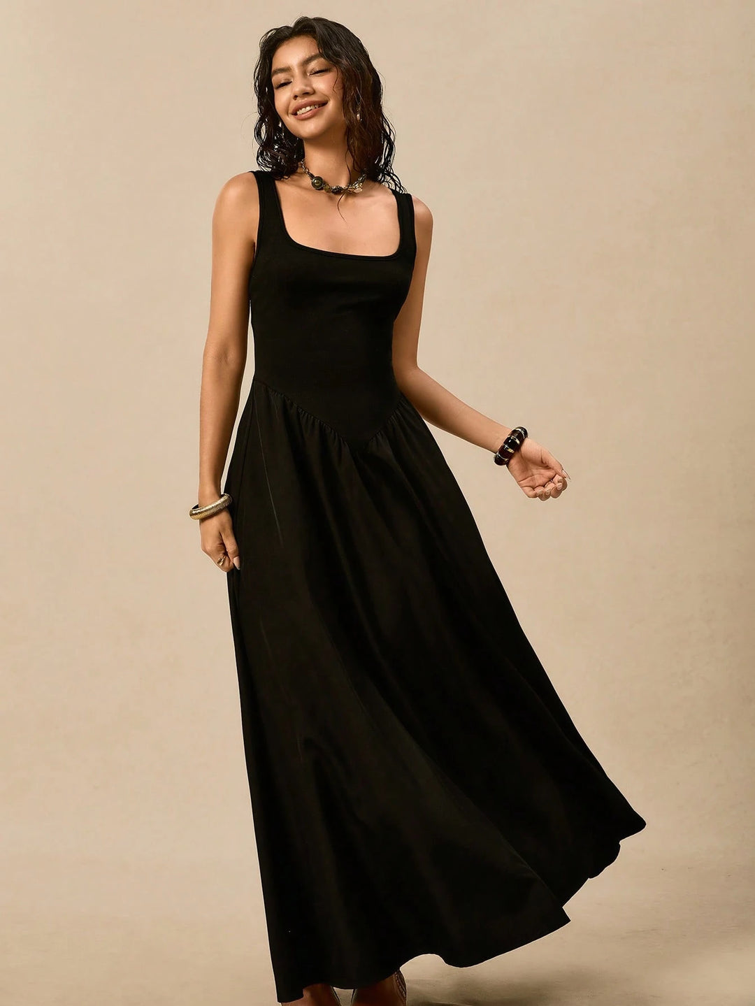 Rochie maxi SHEIN, negru