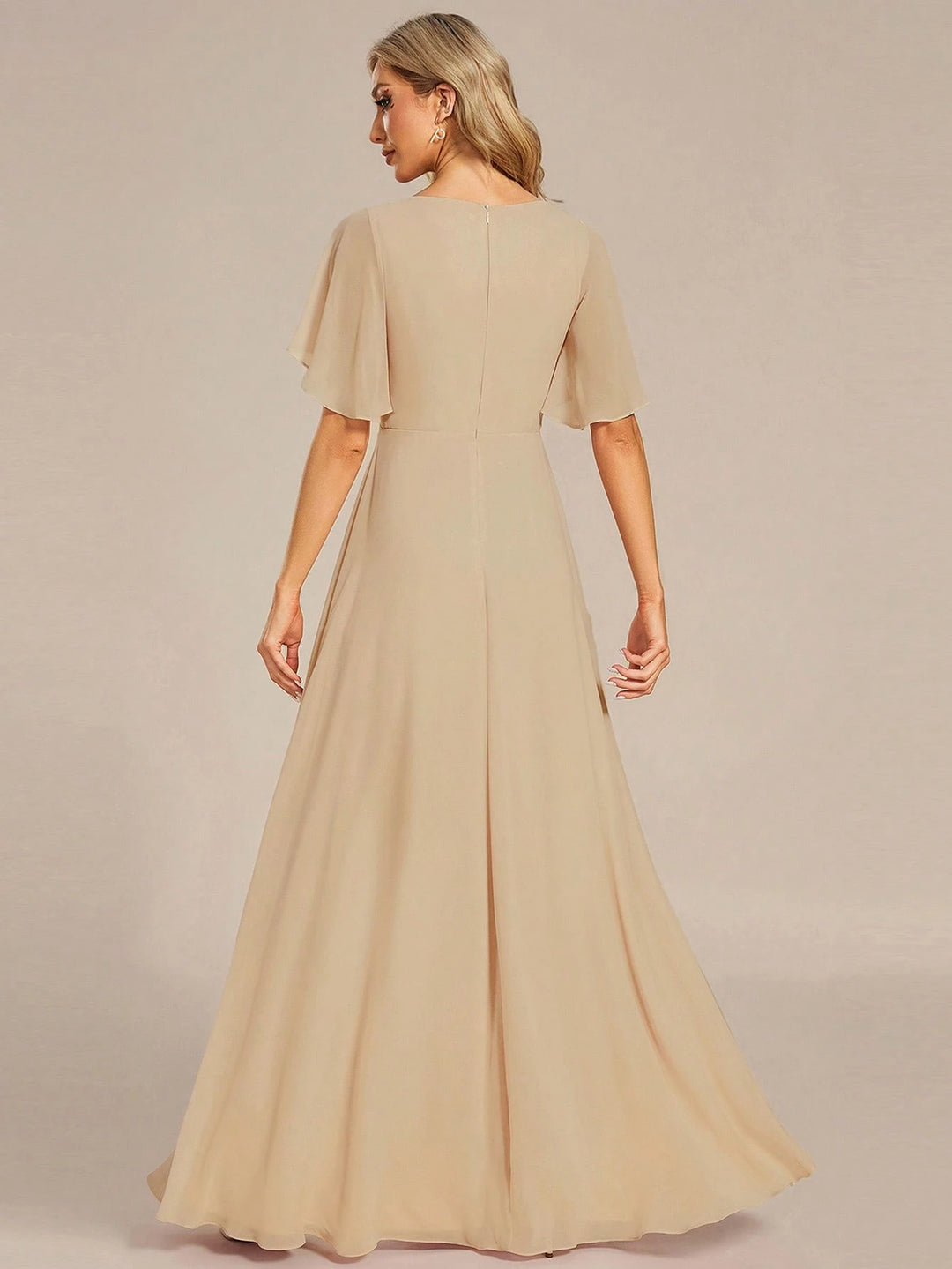 SHEIN bézs maxi ruha