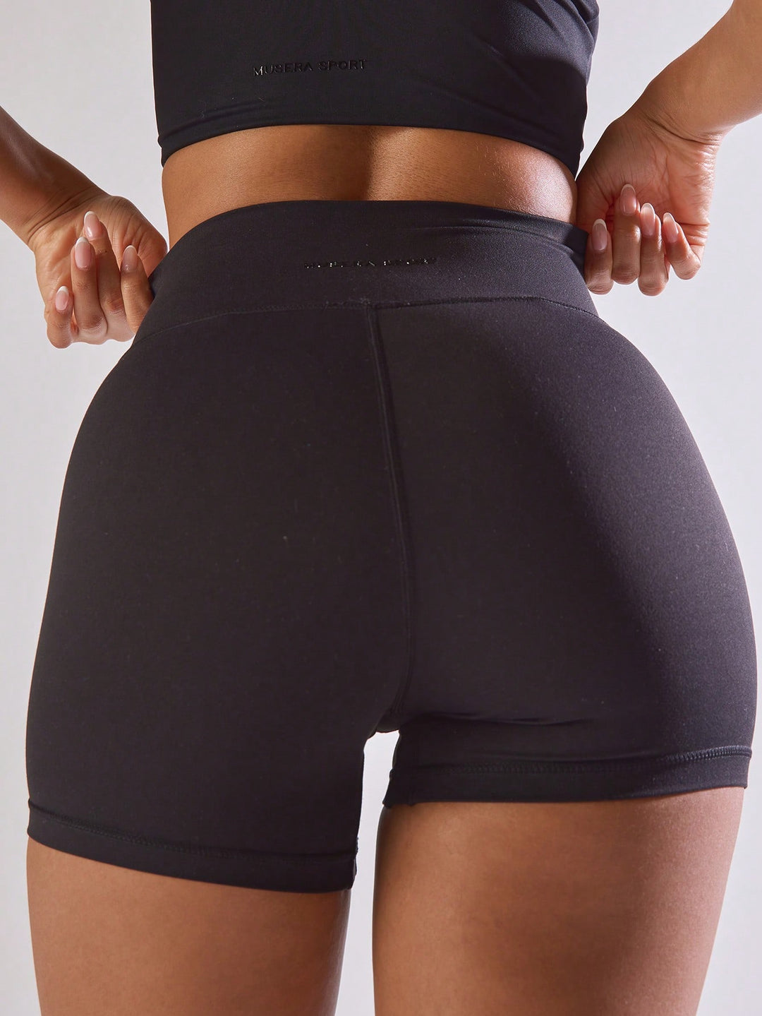Pantaloni scurți SHEIN, negru