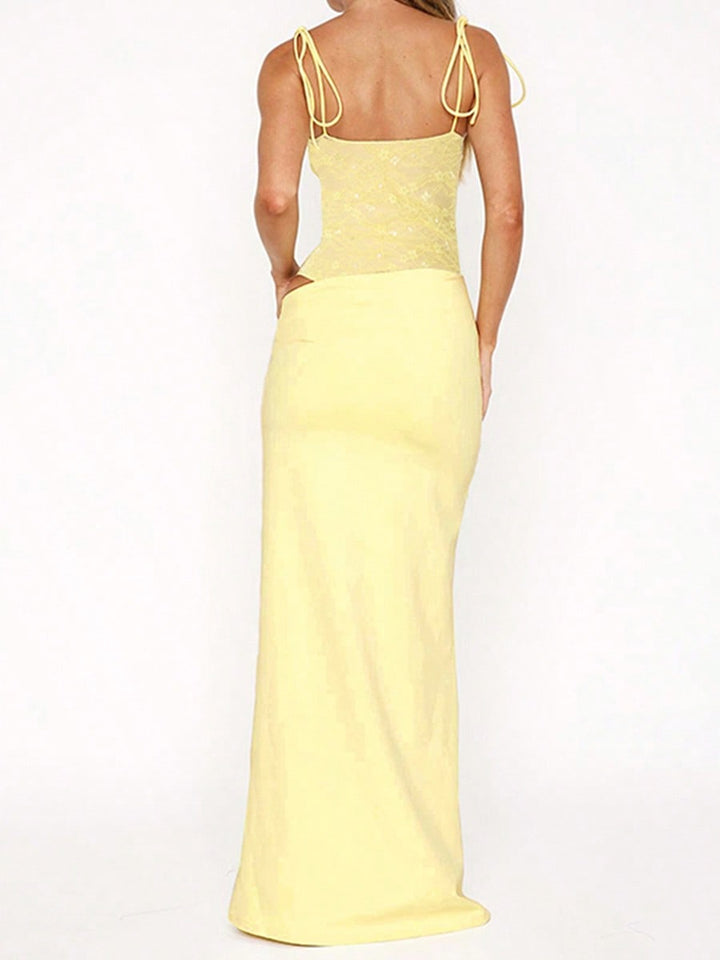 Rochie maxi SHEIN, galben