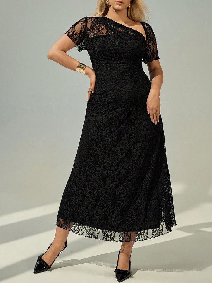 SHEIN maxi ruha, fekete