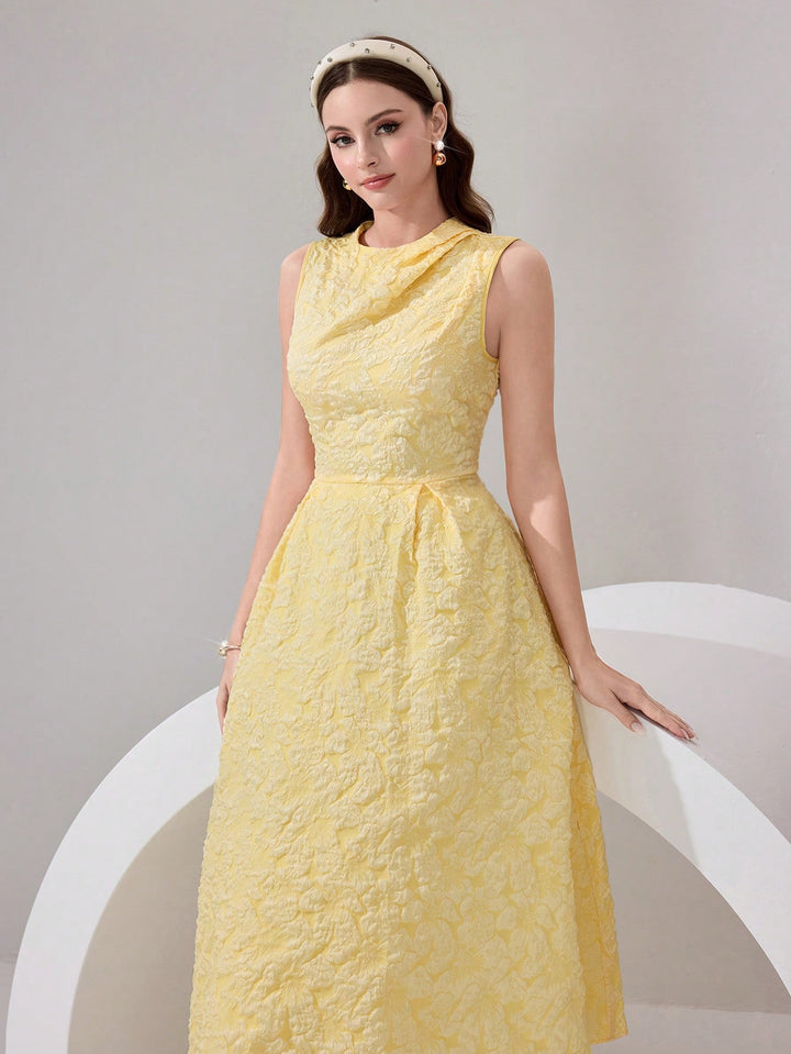 Rochie midi Shein, Galben