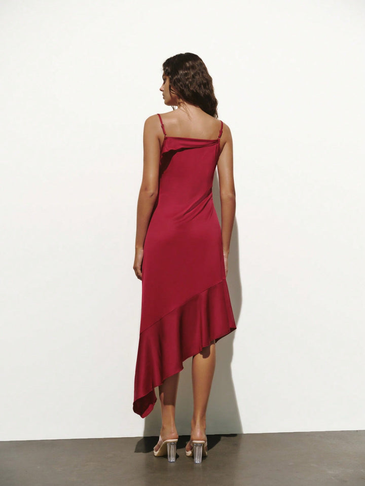 Rochie midi SHEIN, vișiniu