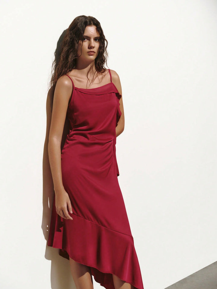 Rochie midi SHEIN, vișiniu