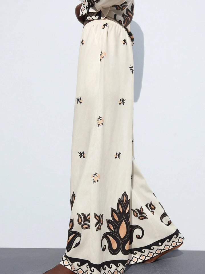 Pantaloni SHEIN, crem