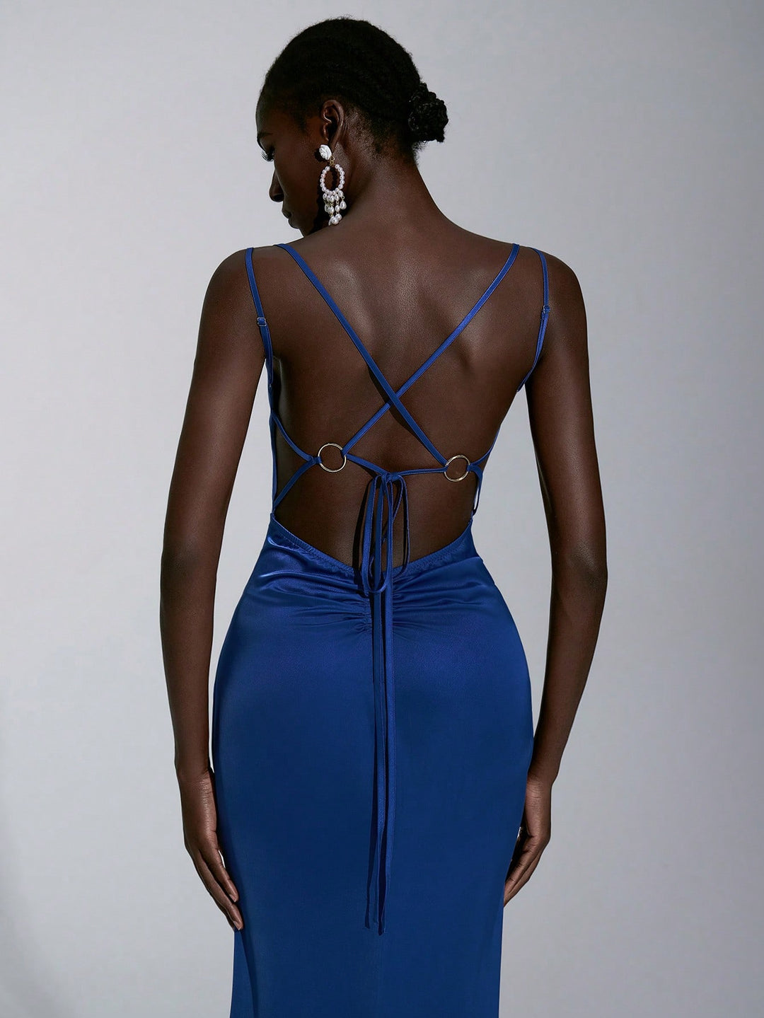 Rochie maxi SHEIN, albastru