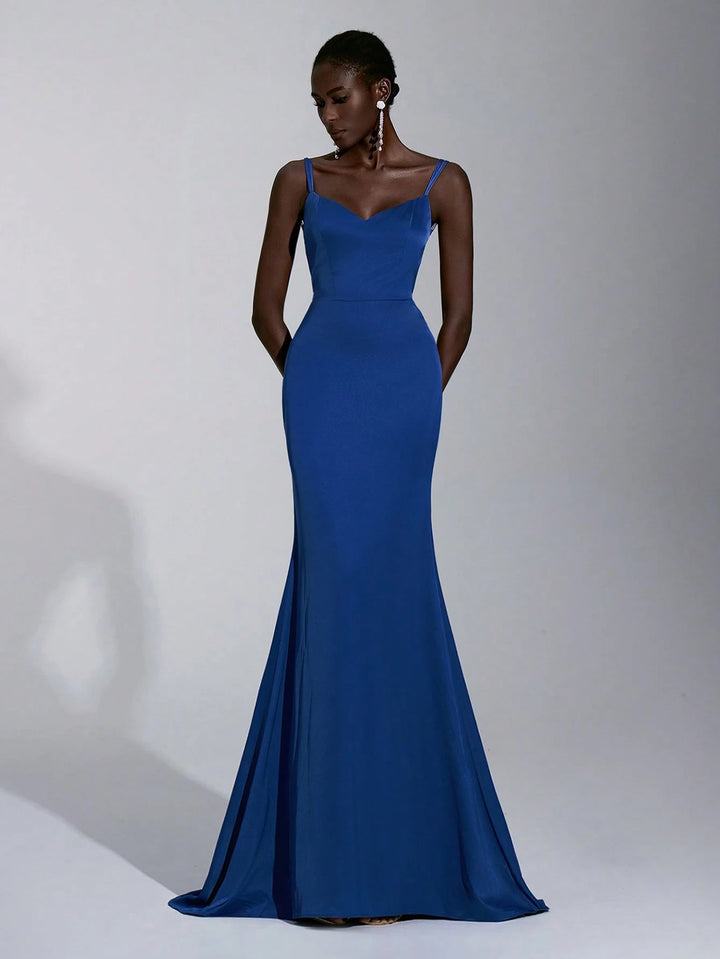Rochie maxi SHEIN, albastru