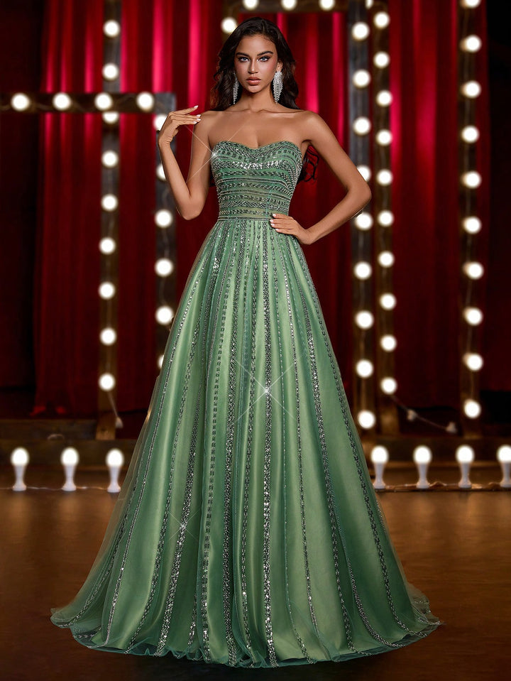 Rochie de ocazie SHEIN, verde