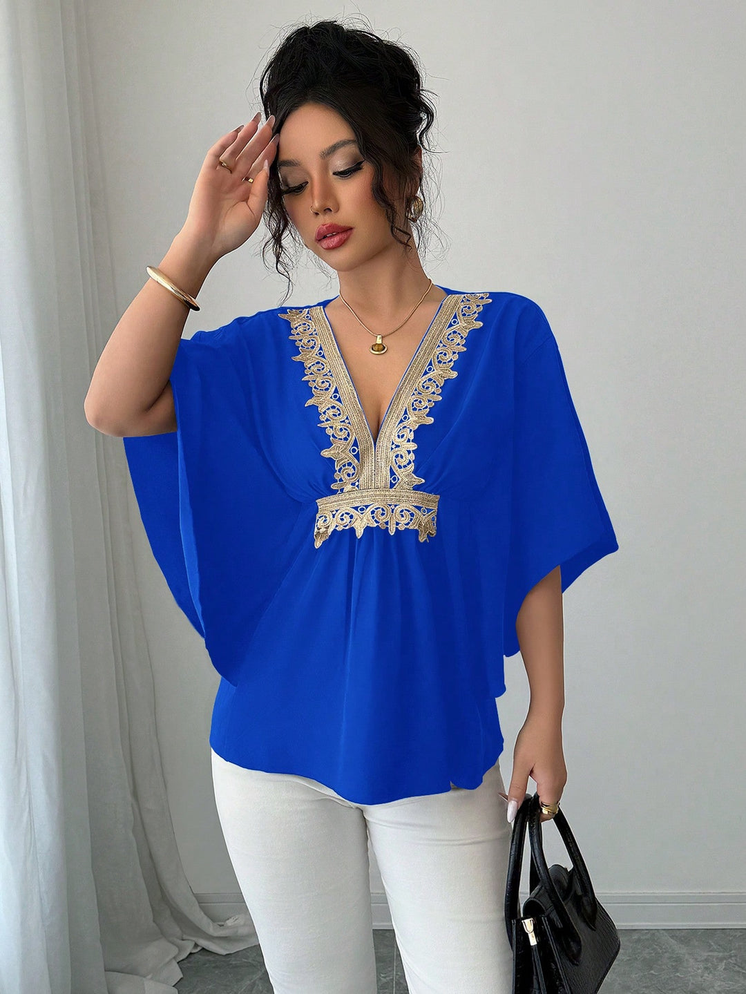 Bluza SHEIN, albastru